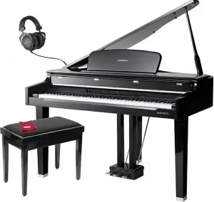 Kurzweil MPG200 SET Polished Ebony Pianoforte a coda grand digitale