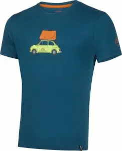 La Sportiva Cinquecento T-Shirt M Storm Blue/Hawaiian Sun S Maglietta