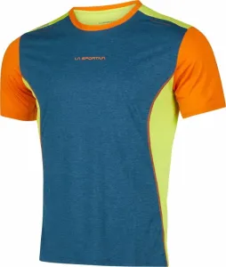 La Sportiva Tracer T-Shirt M Storm Blue/Lime Punch M Maglietta
