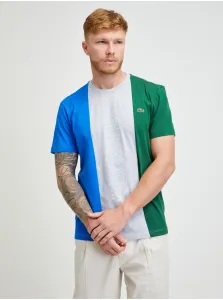 Green-blue-gray men's T-shirt Lacoste - Men #920266