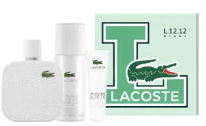 Lacoste Eau De Lacoste L.12.12 Blanc - EDT 100 ml + gel doccia 50 ml + deodorante in spray 150 ml
