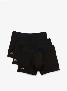 LACOSTE 3-Pack Casual Cottosn Stretch Boxer Black #765962