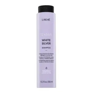 Lakmé Teknia White Silver Shampoo shampoo neutralizzante per capelli biondo platino e grigi 300 ml