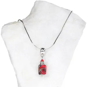Lampglas Particolare collana Scarlet Passion da donna con perla Lampglas NSA16