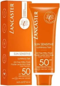 Lancaster Sun Sensitive Oil-free Milk SPF50 lozione solare per il viso 50 ml