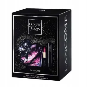 Lancôme La Nuit Trésor - EDP 50 ml + mini rossetto L'Absolu Rouge Matte + mascara Hypnose Drama Excessive Black 4 ml