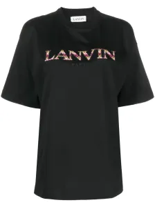 LANVIN - T-shirt In Cotone Con Logo #2326804