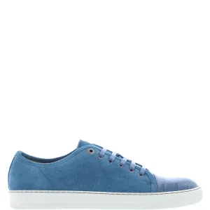 Lanvin - Mens Crocodile Embossed DBB1 Sneakers Blue - UK 6 BLUE