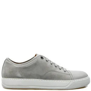 Lanvin Mens DBB1 Suede Leather Sneakers Grey - UK 6 GREY