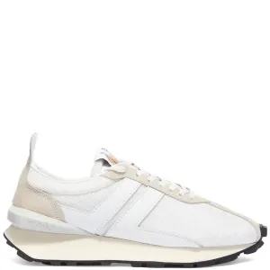 Lanvin Men's Mesh Running Sneaker White - UK 9 WHITE