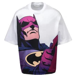 Lanvin Mens Oversize X Batman T-shirt White - M WHITE
