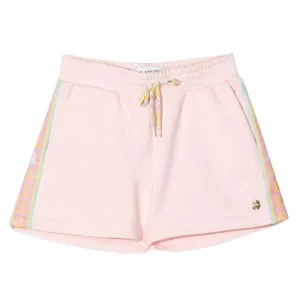 Lanvin Girls Side Stripe Sweat Shorts Pink - 10Y PINK