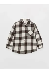 LC Waikiki LCW Baby Long Sleeve Checkered Patterned Shirt for Baby Boy