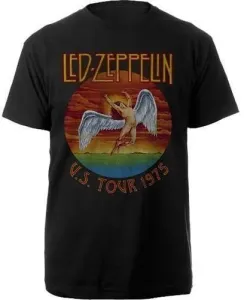 Led Zeppelin Maglietta USA Tour '75 Black 2XL