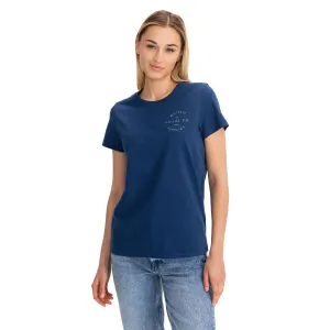 Lee T-shirt Seasonal Graphic Tee Washed Blue - Women's