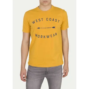 Lee T-shirt Workwear Tee Golden Yellow - Men's #1059628