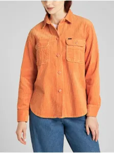 Orange Women's Corduroy Shirt Lee Sandy - Women