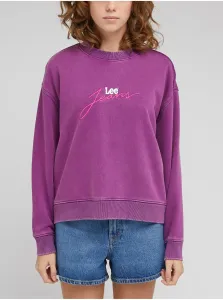Purple Womens Sweatshirt Lee - Women #1730243