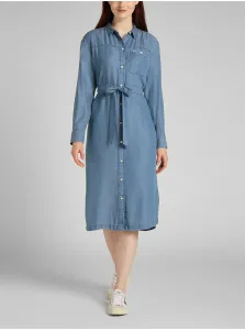 Blue Women's Midi dress Lee Western - Women