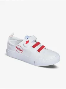 Red-cream Kids Sneakers Lee Cooper - unisex #112048