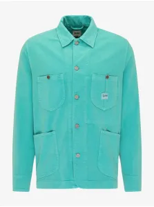 Turquoise Men's Light Shirt Jacket Lee - Mens