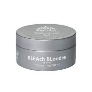 Lee Stafford Maschera per tonalità più fredda dei capelli biondi Bleach Blondes Ice White (Toning Treatment) 200 ml