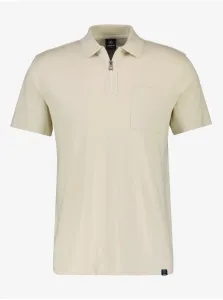 Beige men's polo shirt LERROS - Men