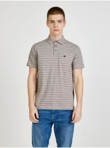 Light gray striped polo shirt LERROS - Men #1296110