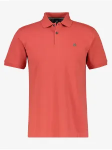 Red men's polo shirt LERROS - Men