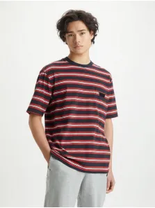 Levi's Black Mens Striped T-Shirt Levi's® Stay Loose Graphic PKT T Stri - Men