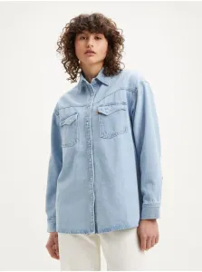 Levi's Light Blue Ladies Denim Shirt Levi's® Dorsey Western - Ladies #796058