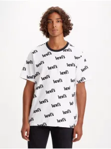 Levi's White Men's Patterned T-Shirt Levi's® Poster - Men