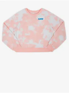 Levi's White-Pink Girly Batik Sweatshirt Levi's® - Girls