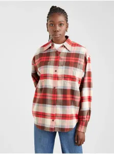 Levi's Creamy-Red Women's Plaid Shirt Levi's® Remi Utility - Women #993729