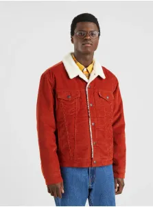 Levi's Brick Men's Denim Jacket with Fur Levi's® Sherpa Trucker - Mens #993700