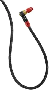 Lezyne ABS-1 Pro Braided Floor Pump Hose Red/Hi Gloss Pompa a pedale