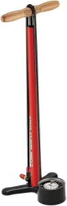 Lezyne Steel Floor Drive Fire Red Pompa a pedale