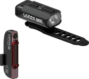 Lezyne Hecto Drive 500XL / Stick Drive Nero Front 500 lm / Rear 30 lm Luci bicicletta