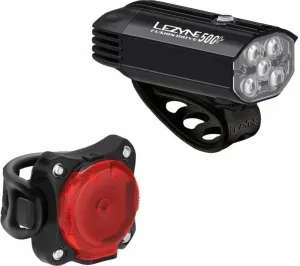 Lezyne Fusion Drive 500+/Zecto Drive 200+ Pair Satin Black/Black Front 500 lm / Rear 200 lm Luci bicicletta