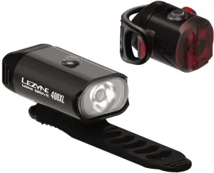 Lezyne Mini Drive 400XL / Femto USB Drive Nero Front 400 lm / Rear 5 lm Luci bicicletta