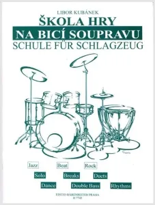 Libor Kubánek Škola hry na bicí soupravu Spartito
