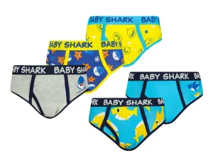 Boy's briefs Baby Shark 5 Pack - Frogies