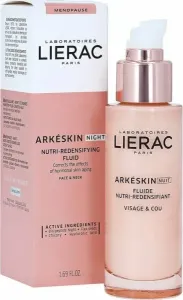 Lierac Fluido notte per tutti i tipi di pelle in periodo di menopausa Arkéskin (Night Nutri-Redensifying Fluid) 50 ml