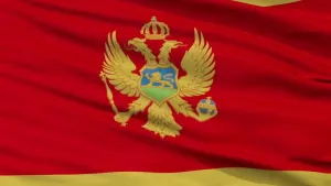 Lindemann Montenegro bandiera nazionale 30 x 45 cm