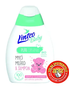 Linteo Latte e shampoo detergente per bambini con Bio calendula Baby 250 ml