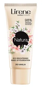 Lirene Fondotinta illuminante Natura (Eco Brightening Make Up Foundation) 30 ml 310 Vanilia