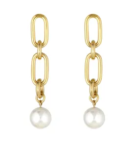 Liu Jo Fashion orecchini placcati in oro con perle LJ1736