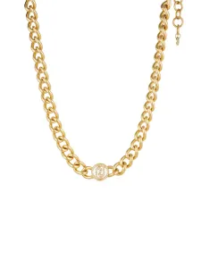 Liu Jo Originale collana placcata oro con cristalli Brilliant LJ1620