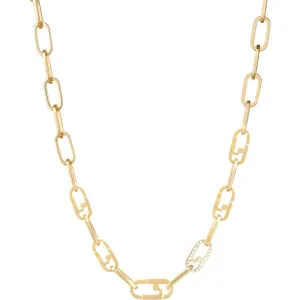 Liu Jo Splendida collana placcata in oro con cristalli Identity LJ1963