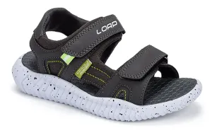 Kids sandals LOAP VEOS KID Grey/Green #2279557